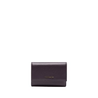 Coccinelle Wallets & Cardholders, female, Purple, Size: ONE SIZE Metallic Soft Medium Wallet