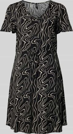 Vero Moda Tailliertes Freizeitkleid aus reiner Viskose Modell EASY JOY in Black, Gr&ouml;&szlig;e XL