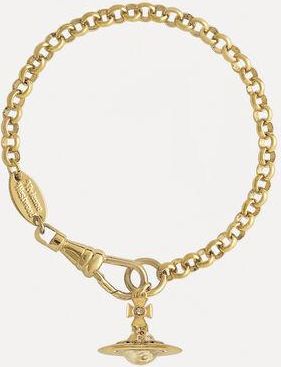 Vivienne Westwood New Petite Orb Bracelet Gold Swarovski Crystals Women