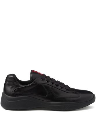 スニーカー PRADA FW25 Black leather sneakers (1E942NF025038 F0632) Prada: Black Sneakers / Trainer now up to −45% | Stylight