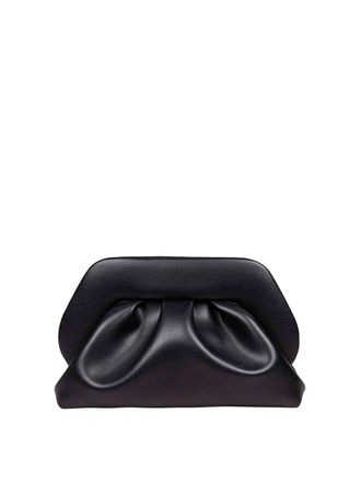 Themoir&egrave; Black Vegan Fabric Clutch Bag