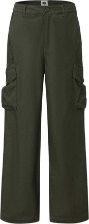 Pretty Green Katoenen Cargo Broek Heren (Kaki Groen)