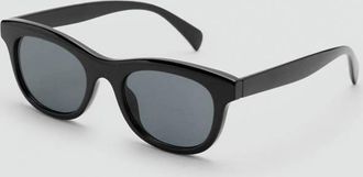 Mango Occhiali da sole montatura acetato nero - Donna - Taglia unica - MANGO