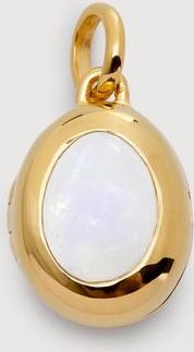 Monica Vinader Gold June Birthstone Locket Moonstone