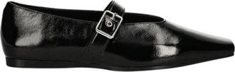 Vagabond Wioletta - Dames - Ballerinas - Zwart - 40 EU - Leer - Schoenen
