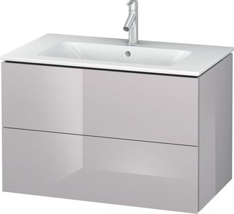 Duravit Duravit L-cube Mueble De Pared, Ancho 820mm, Profundidad 481, 2 Cajones, Se Ajusta A Las Necesidades Del Cliente. Art&iacute;culo 233683, Color: Laca Blanca 
