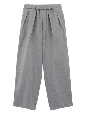 Loewe pleated-panel trousers - Grey