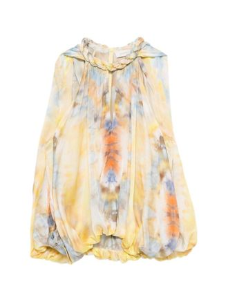 Zimmermann Yellow Printed Top