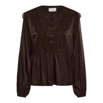 Cream CRConfir Blouse - Dames - Blouses & Shirts - Bruin - Maat: M Viscose