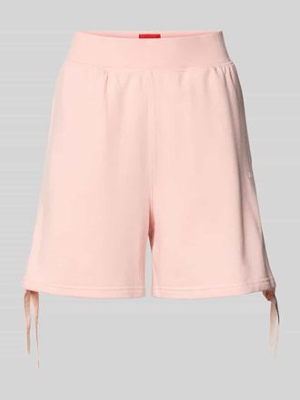 HUGO BOSS Regular Fit Sweatshorts mit Baumwoll-Anteil in Rosa, Gr&ouml;&szlig;e XL