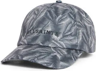 AllSaints Marseille Nylon Baseball Cap in Gray Multi at Nordstrom Rack
