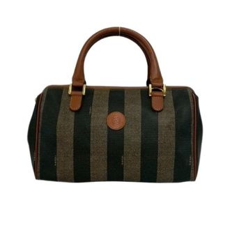 Fendi Pre-owned Handbags, female, Brown, Size: ONE SIZE Pre-owned Pecan Leather PVC Handbag