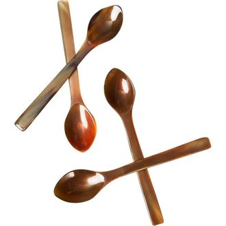 Be Home Horn Spoons - Set of 4 in Brown at Nordstrom
