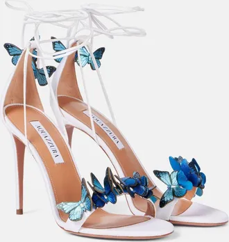 Aquazzura Sandali Papillon 105 in pelle