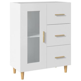 Berkfield Home Sideboard White 69, 5x34x90 cm Engineered Wood | Size: 5 x 34 x 90 cm