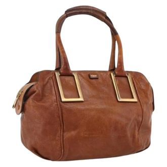 Chlo&eacute; Pre-owned Handbags, female, Brown, Size: ONE SIZE Pre-owned Hand Bag