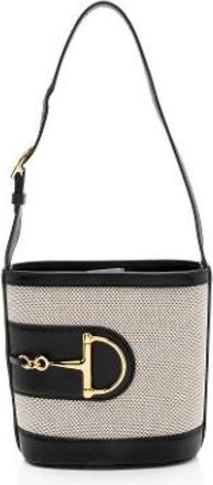 Gucci Pre-owned Canvas Bucket Bag - Dames - Vintage Tas - Zwart - ONE Size - Vintage