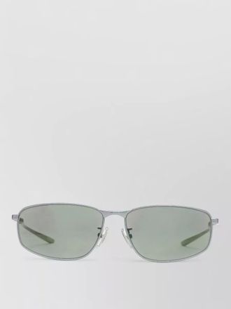 Balenciaga rectangular metal sunglasses tinted lenses