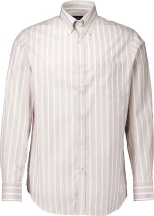 Paul & Shark Lange Mouw Shirt - Heren - Casual Overhemden - Beige - L - Katoen - Overhemden