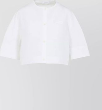 Givenchy boxy cropped top silhouette