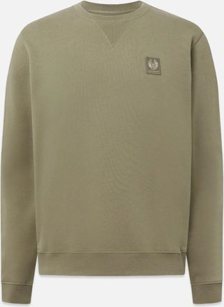 Belstaff Mens Curator Sweatshirt Green - Size: 42