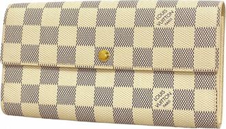 Louis Vuitton White Long Wallet (Bi-Fold) (Pre-Owned)