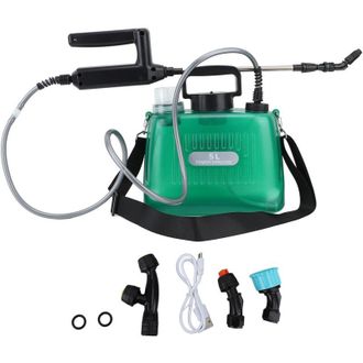 OEM Pulverizador El&eacute;ctrico Port&aacute;til Crezuo De 5 Litros Y 2000 Mah Con 4 Boquillas, Autom&aacute;tico, Alimentado Por Bater&iacute;a, Pulverizador El&eacute;ctrico Para Herbici