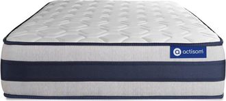 Actisom Colchón blanco con espuma viscoelástica 90 x 190