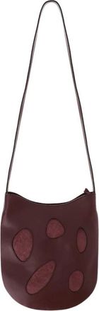 Niccol&ograve; Pasqualetti Leren Schoudertas - Dames - Schoudertassen - Rood - ONE Size - Leer - Tassen