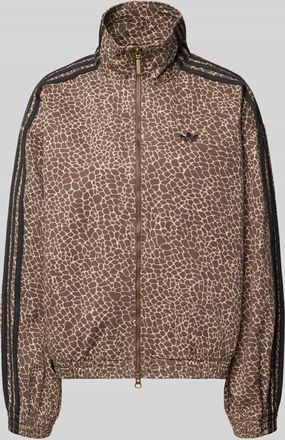 adidas Originals Regular Fit Jeansjacke aus reine Baumwolle in Mittelbraun, Gr&ouml;&szlig;e XS