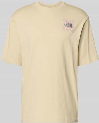 The North Face Oversized T-Shirt mit Logo-Print in Offwhite, Gr&ouml;&szlig;e XXL