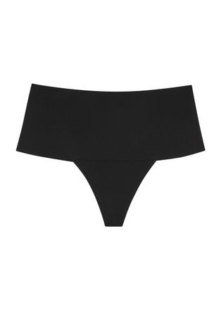 Spanx Undie-tectable Seamless Thong - Black - XL