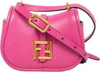 Fendi Pre-owned Cross Body Bags, female, Pink, Size: ONE SIZE Pre-owned Leather fendi-bags