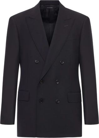 Tom Ford High Twist Double Breasted Wool Jacket Clothing