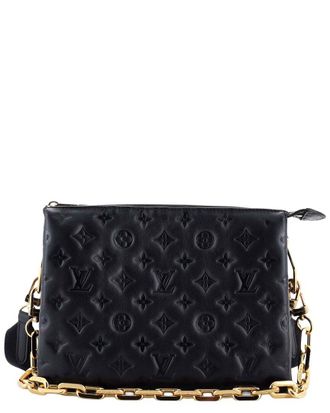 Louis Vuitton Coussin Bag Monogram Embossed Lambskin Leather Pm (Authentic Pre-Loved)