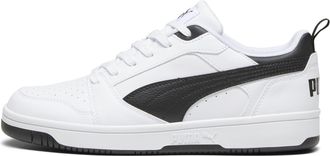 Puma Puma Unisex Adults Rebound V6 Low Sneakers, Puma White-Puma Black-Puma Black, 10.5 UK