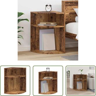 vidaXL Tavolino moderno - Tavolino Legno vecchio 39,7 x 39,7 x 60 cm Legno multistrato