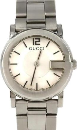 Gucci Pre-owned Watches, female, Gray, Size: ONE SIZE Pre-owned Vintage 101L Wristwatch