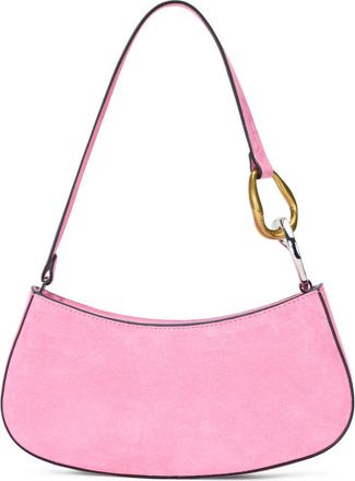 Staud Ollie Suede Shoulder Bag in Orchid at Nordstrom