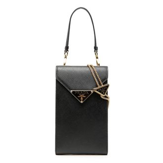 Prada Black Leather Pouch (Pre-Owned)