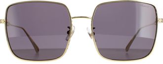 Chopard Vierkant dames glanzende ros&eacute;gouden rookgradi&euml;nt schc85m