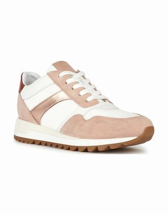 Geox Womens Geox Womens/Ladies Tabelya Leather Trainers - Tan - Size: 7.5