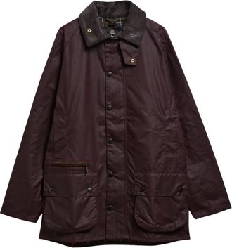 Barbour Icons Beaufort Waxed Jacket - Dames - Zomerjassen - Rood - S - Katoen - Jassen