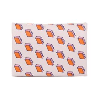 Herm&egrave;s Pink Swift Leather Coin Purse/Coin Case (Pre-Owned)