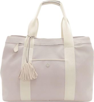 Loewe Light Gray Canvas Tote Bag (Pre-Owned)
