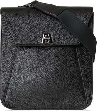Akris Small Anouk Leather Crossbody Bag in 009 Black at Nordstrom