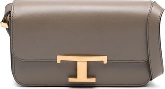 Tod's T Timeless shoulder bag - women - Calf Leather - One Size - Green