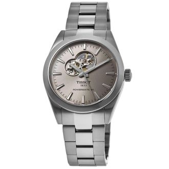 Tissot Gentleman Powermatic 80 Automatic Rhodium Dial Steel Mens Watch T127.407.11.081.00