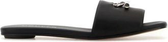 Alexander McQueen T-Bar Slide Sandaal - Dames - Sandalen - Zwart - 37 EU - Leer - Schoenen
