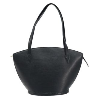 Louis Vuitton Saint Jacques Epi Leather Black Leather Handbag (Pre-Owned)
